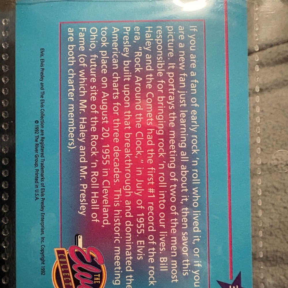 Elvis Presley Rock and Roll Poster